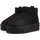Chaussures Femme Bottes EMU Foy Flatform Micro Stivaletto Pelo Donna Black W13073 Noir