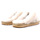 Chaussures Femme Bottes EMU Jolie Teddy Ciabatta Pelo Donna Natural Bianco W12565 Blanc