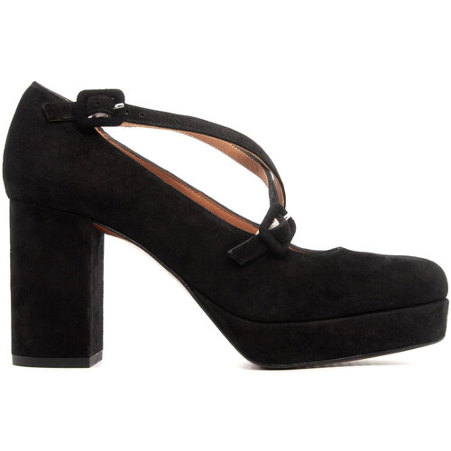 Chaussures Femme Escarpins Audley 22395 PIATA SUEDE BLACK Noir