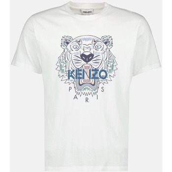 Vêtements Homme T-shirts manches courtes Kenzo Tee Shirt  Tigre Blanc Homme Blanc