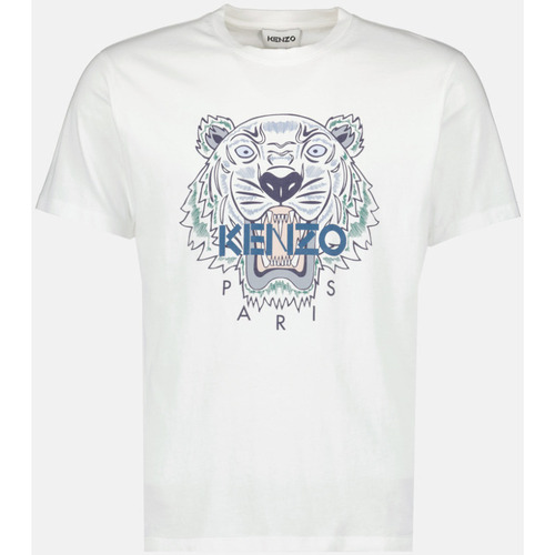 Vêtements Homme T-shirts manches courtes Kenzo Tiger Blanc