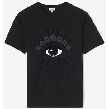 Vêtements Femme T-shirts manches courtes Kenzo Eyes Noir