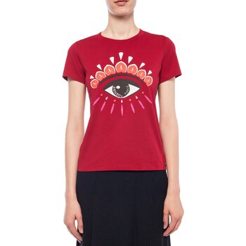 Vêtements Femme T-shirts manches courtes Kenzo Eyes Rouge