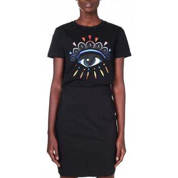Vêtements Femme T-shirts manches courtes Kenzo Tee shirt  Femme Oeil Noir Noir