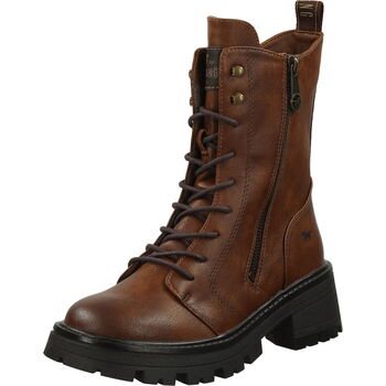 Chaussures Femme Boots Mustang Bottines Marron