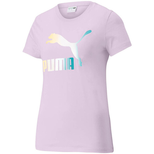 Vêtements Femme T-shirts manches courtes Puma 534696-17 Violet