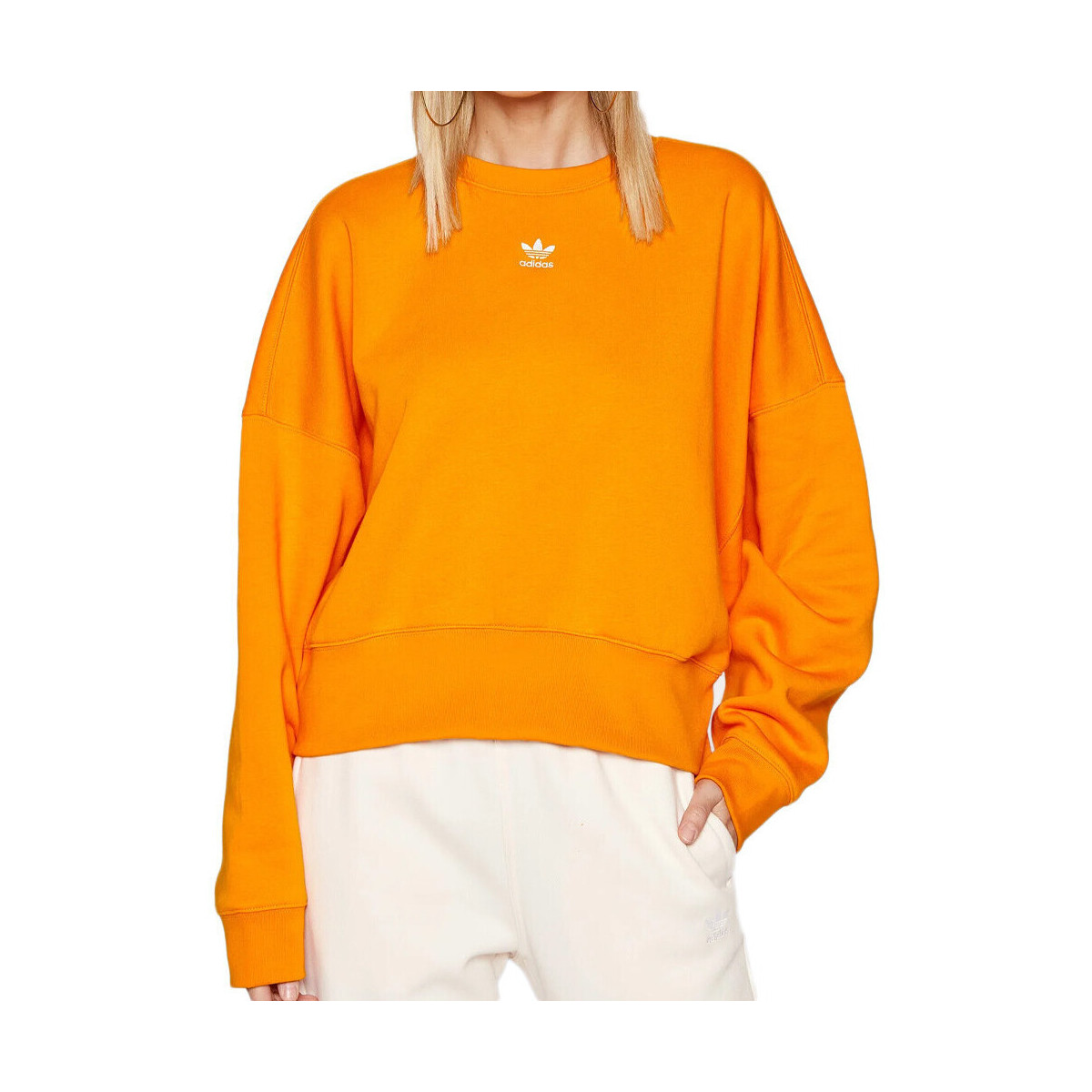 Vêtements Fille Sweats adidas Originals HF7477 Orange