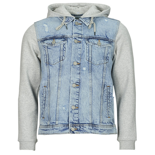 Vêtements Homme Vestes en jean Rrd - Roberto Ri JJIJEAN JJJACKET W. SWEAT WI 067 Bleu