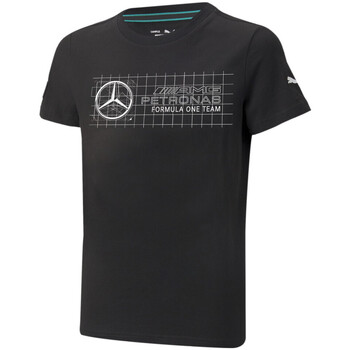 Vêtements Garçon T-shirts manches courtes Puma 533707-01 Noir
