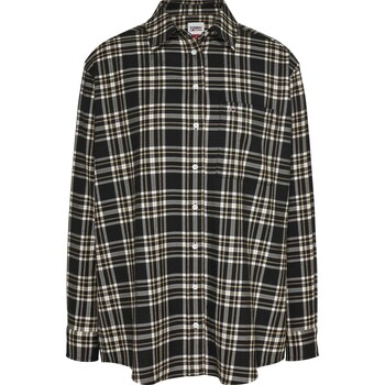Tommy AW0AW11182 Jeans Tjw Check Overshirt Noir