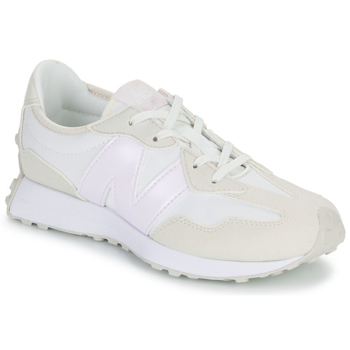 Chaussures Fille M577 basses New Balance 327 Beige / Blanc