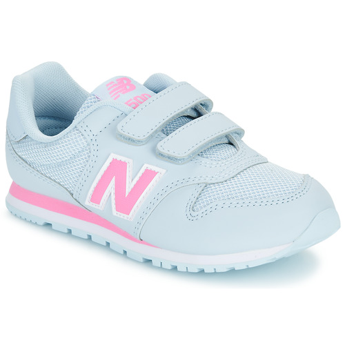 Chaussures Fille M577 basses New Balance 500 Gris / Rose