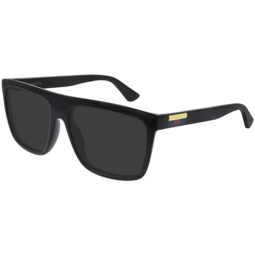 Montres & Bijoux Homme Lunettes de soleil Gucci sunglasses GG0748S Lunettes de soleil, Noir/Gris, 59 mm Noir