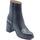 Chaussures Femme Low boots Wonders H-5505 Min Bora Noir