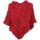Vêtements Gilets / Cardigans Oakwood Poncho en fourrure  Ref 29059 Feu Rouge