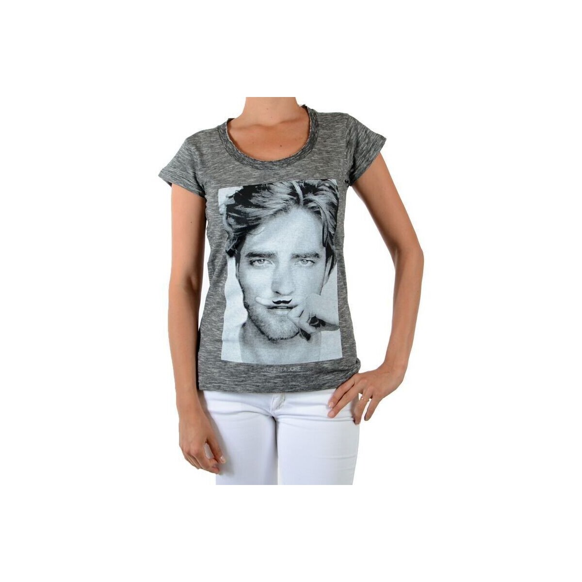 Vêtements Homme T-shirts manches courtes Eleven Paris Berty W Robert Pattinson Cotton Vintage Gris