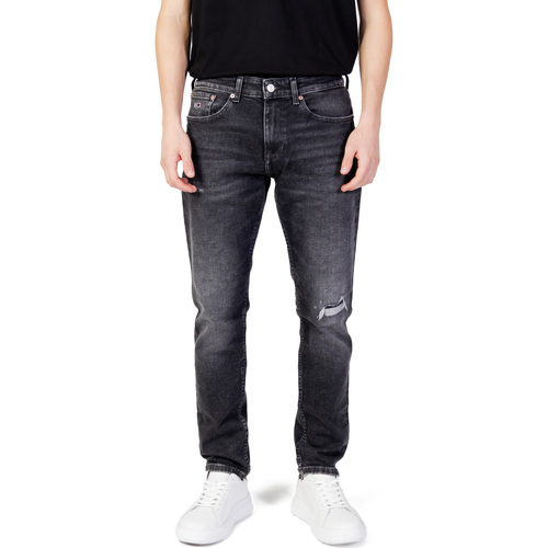 Vêtements Homme Jeans studded-logo slim Tommy Hilfiger DM0DM17420 Noir