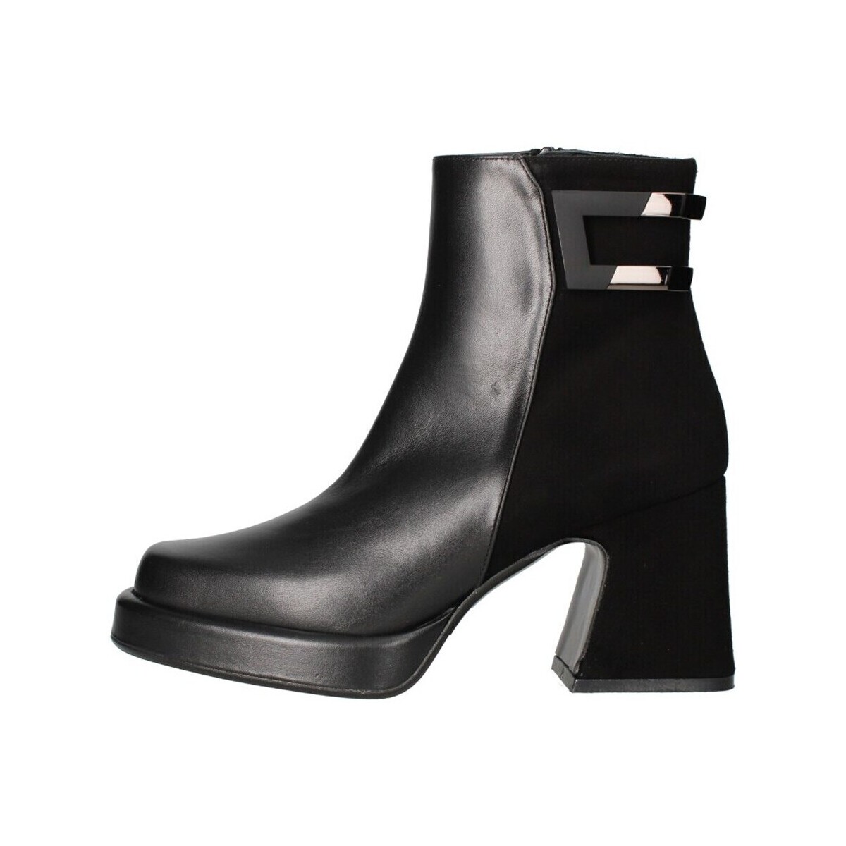 Chaussures Femme Bottines Albano 2591 tronchetto Femme Noir Noir