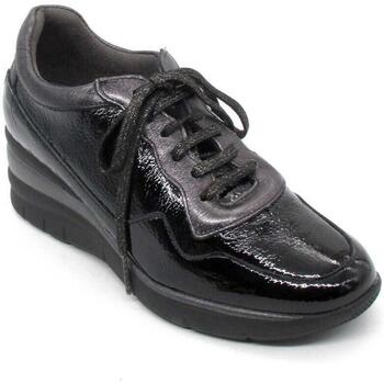 Chaussures Femme Blucher De Velcro Con Lycra Pitillos  Noir