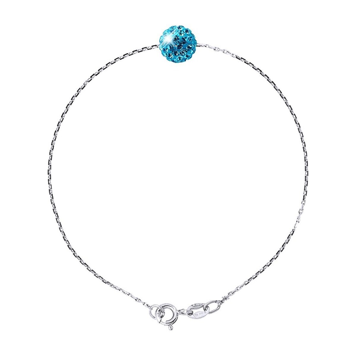 Montres & Bijoux Femme Bracelets Lova - Lola Van Der Keen Bracelet Pure Cristal Argent - SHINY YOU Bleu