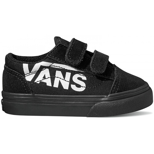 Chaussures Enfant Chaussures de Skate taps Vans Old skool v logo Noir