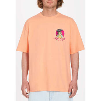 Vêtements Homme T-shirts manches courtes Volcom Camiseta  Sanair ss - Peach Bud Orange
