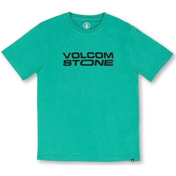 Vêtements Enfant T-shirts puma manches courtes Volcom Camiseta niño  halflash - Synergy Green Vert