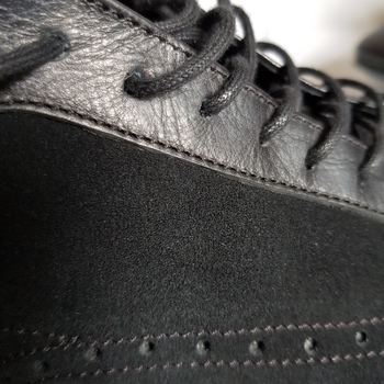 Azzaro Chaussures à lacets Azzaro originales en cuir/daim véritable Noir