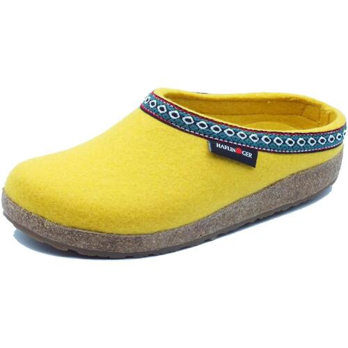 Chaussures Femme Chaussons Haflinger Grizzly Franzl 711001 Jaune