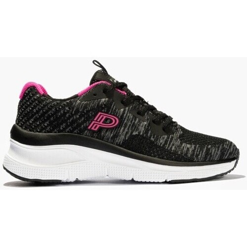 Chaussures Femme Baskets mode Pitillos Bambas deportivas mujer NEGRO-FUXIA Violet
