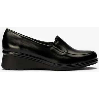 Chaussures Femme Escarpins Pitillos Zapato Mocasin Mujer Cuña 4,5 cm. Mujer NEGRO Noir