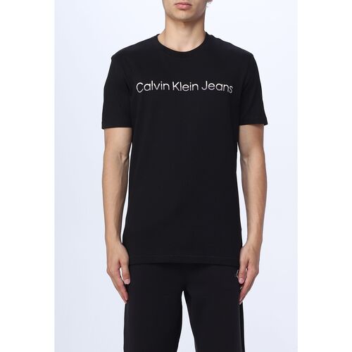 Vêtements Homme T-shirts & Polos Calvin Klein Jeans J30J322511 0GO Noir