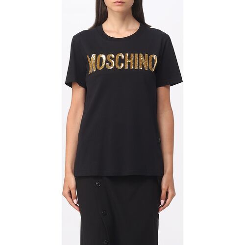 Vêtements Femme T-shirts With manches longues Amplified Moschino A07125541 1555 Noir