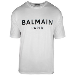 Vêtements Homme T-shirts & Polos Balmain Couture T-shirt Blanc