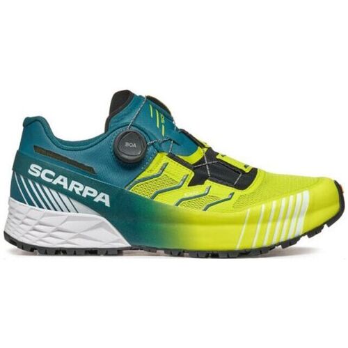 Chaussures Homme Fitness / Training Scarpa Baskets Ribelle Run Kalibra HT Homme Lime Green/Deep Lagoon Jaune