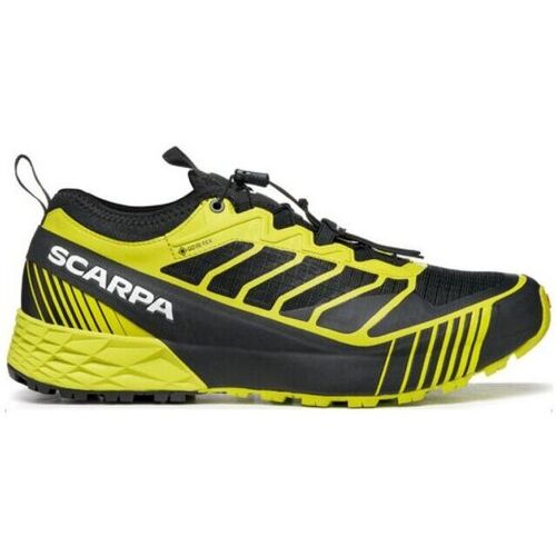 Chaussures Homme Running / trail Scarpa Baskets Ribelle Run GTX Homme Black/Lime Jaune