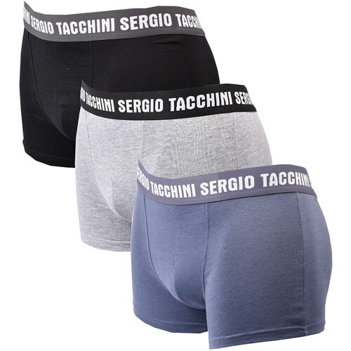 Sous-vêtements Homme Boxers Sergio Tacchini Pack de 3 0398 Multicolore