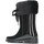Chaussures Fille Bottes de pluie IGOR BOTTES D'EAU EN CUIR VERNI SOFT W10239 Noir