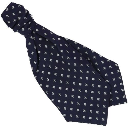 Vêtements Homme Cravates et accessoires Tony & Paul Lavallière à nouer Fleurs de Lys - BOURBON Bleu