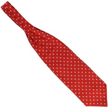 Vêtements Homme Cravates et accessoires Tony & Paul Foulard Ascot Fleurs de Lys - BOURBON Rouge