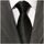 Vêtements Homme Cravates et accessoires Clj Charles Le Jeune Cravate Monochrome Noir