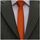 Vêtements Homme Cravates et accessoires Clj Charles Le Jeune Cravate Monochrome Orange