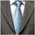 Vêtements Homme Cravates et accessoires Clj Charles Le Jeune Cravate Monochrome Bleu