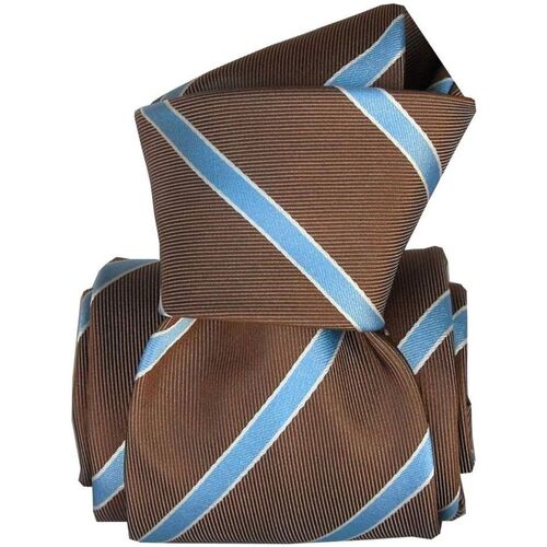Vêtements Homme Cravates et accessoires Segni Et Disegni Cravate artisanale Confection main Marron