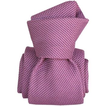 Vêtements Homme Cravates et accessoires Segni Et Disegni Cravate grenadine LUCIA Violet