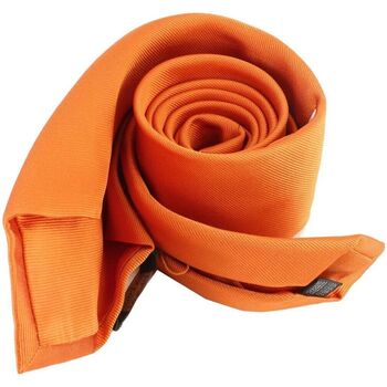Vêtements Homme Cravates et accessoires Tony & Paul Cravate 6 plis confection main Orange