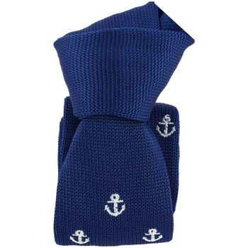 Vêtements Homme Cravates et accessoires Clj Charles Le Jeune Cravate tricot Ancre bleu Marine