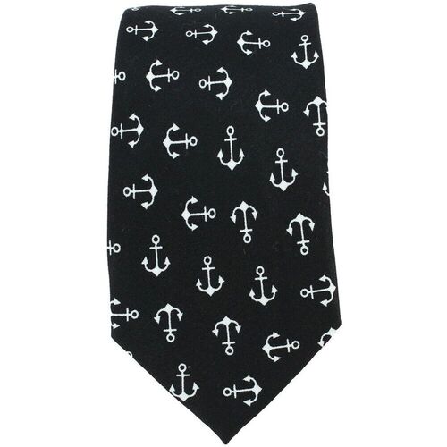 Vêtements Homme Cravates et accessoires Clj Charles Le Jeune Cravate Ancres Noir