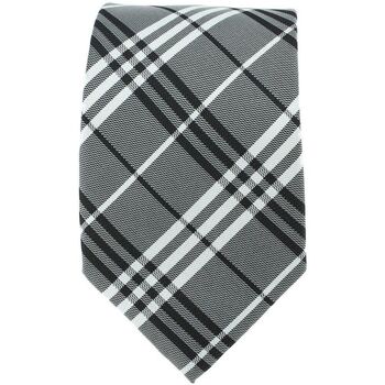 Vêtements Homme Cravates et accessoires Clj Charles Le Jeune Cravate Tartan Dandy Gris