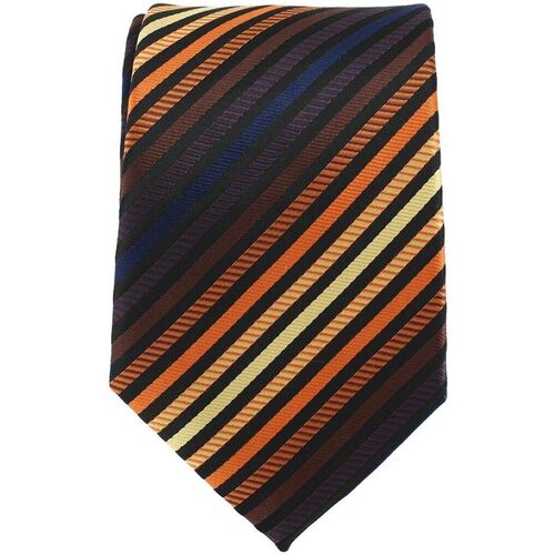 Vêtements Homme Cravates et accessoires Clj Charles Le Jeune Cravate Fines rayures Orange